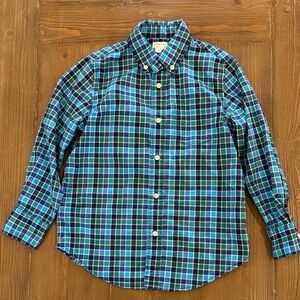 Boys JCrew Crewcuts Button Down Shirt Size 6/7